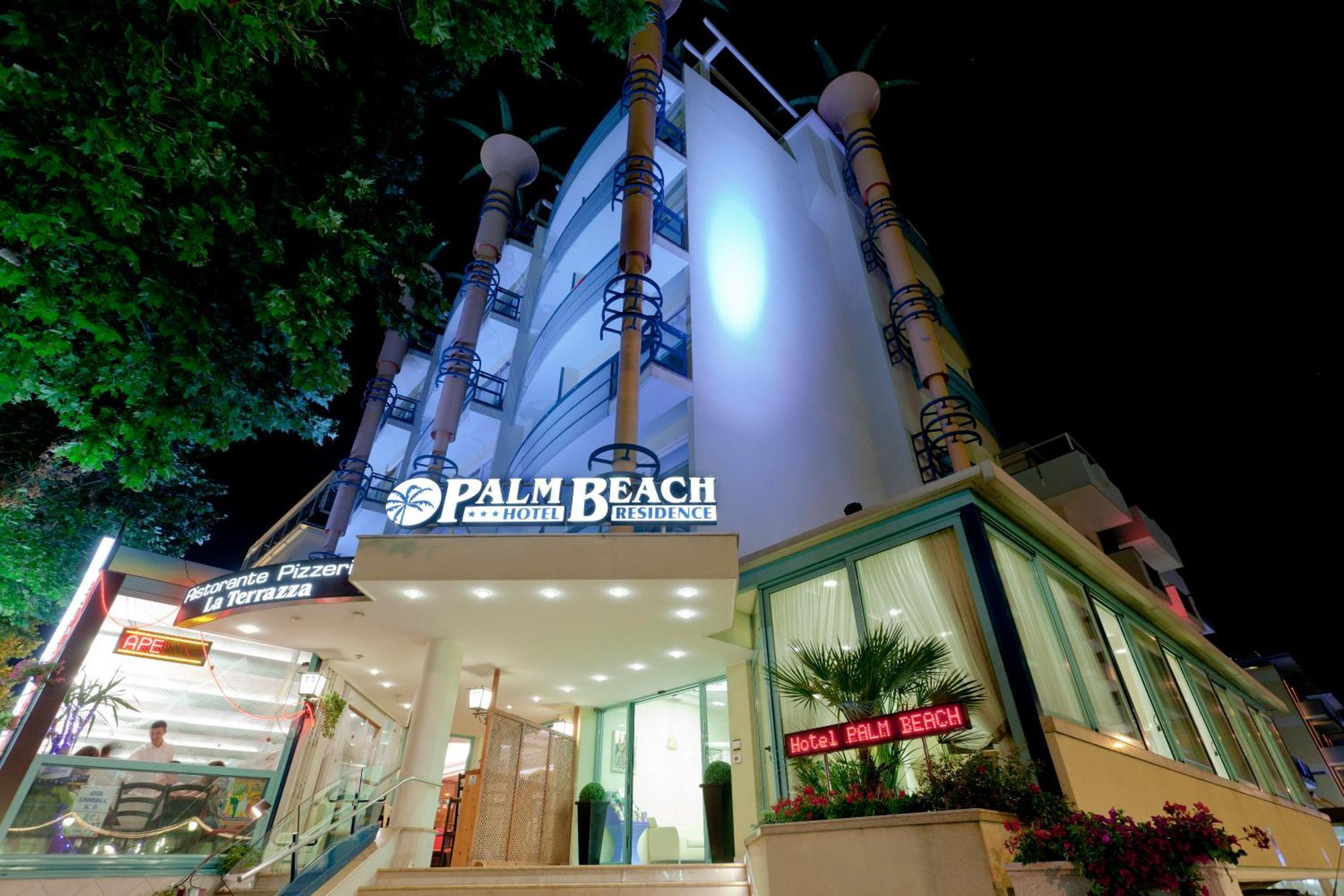 Hotel Palm Beach B&B Sea View Rímini Exterior foto